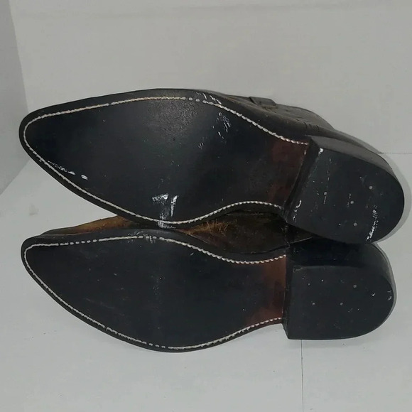 Vintage Rainbow Eagle Cowboy Boots Men's Size 9.5 EE Western Boots - Picture 10 of 16